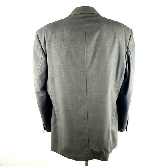 Yves Saint Laurent 44L 2 Button Sharkskin Check‎ - Picture 6 of 11